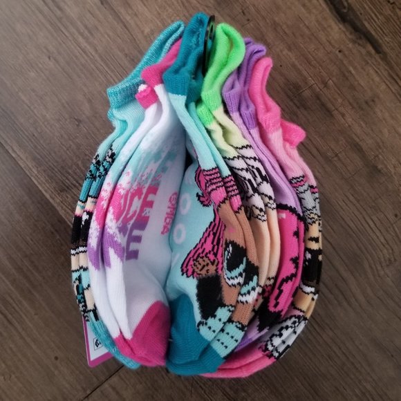 LOL SURPRISE 6 pairs no show socks (M) - Picture 7 of 9